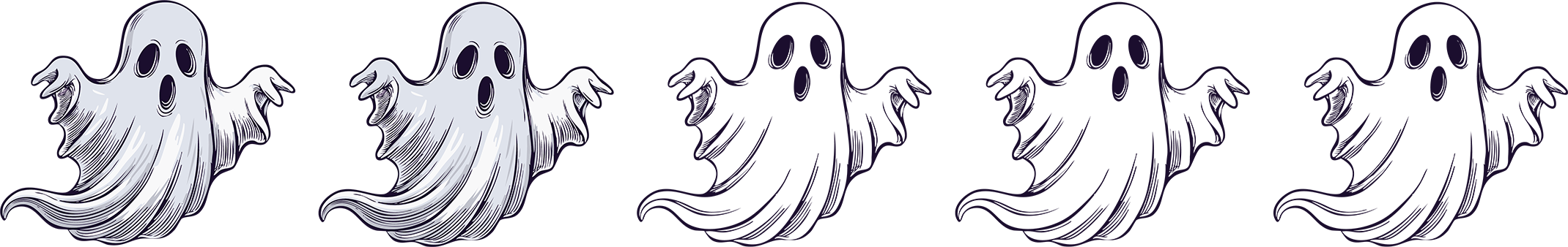 2 out of 5 ghosts rating