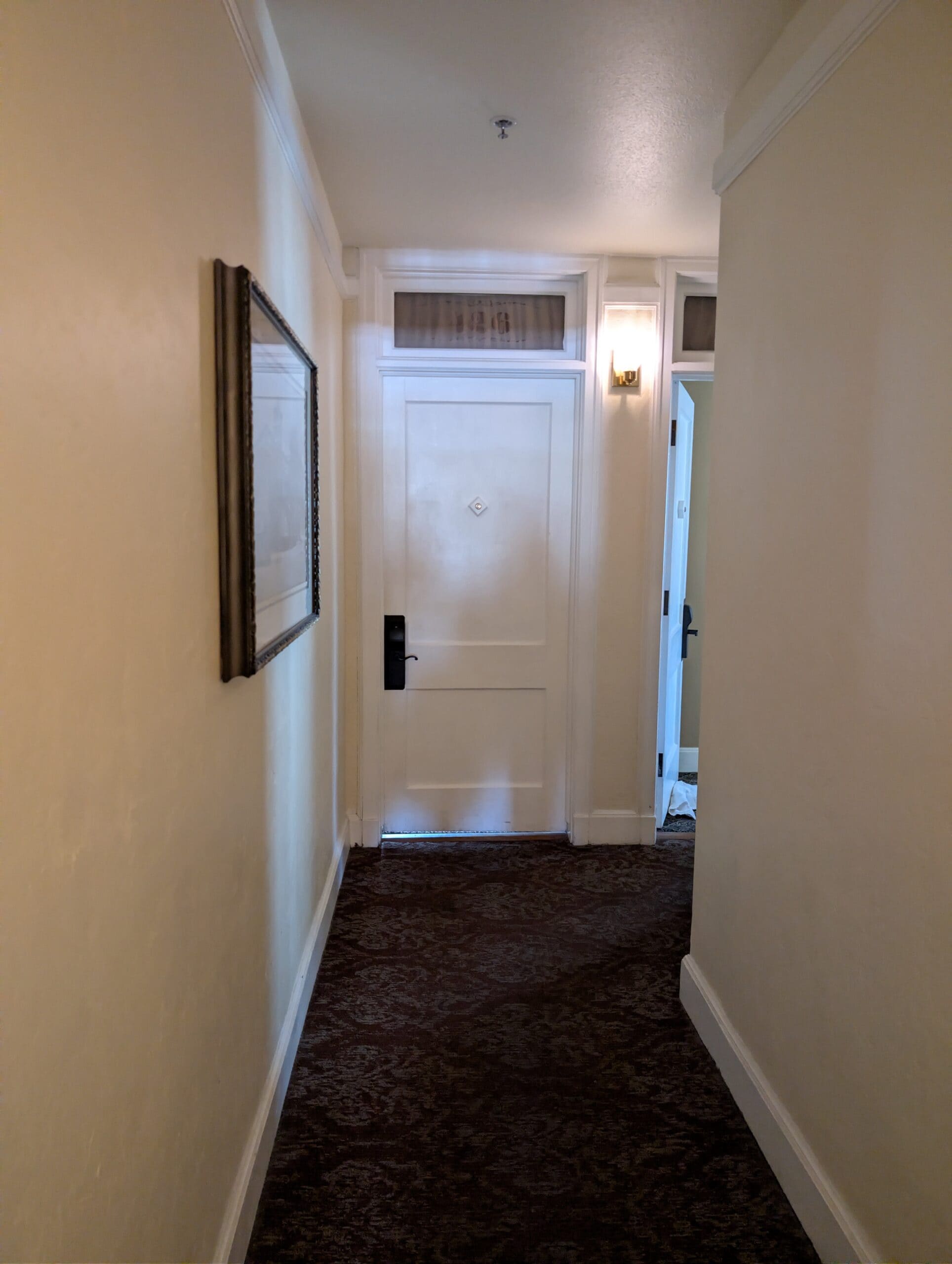 The door to Room 426 at the Hassayampa Inn, the Grand Balcony Suite where Faith Summers is said to have died