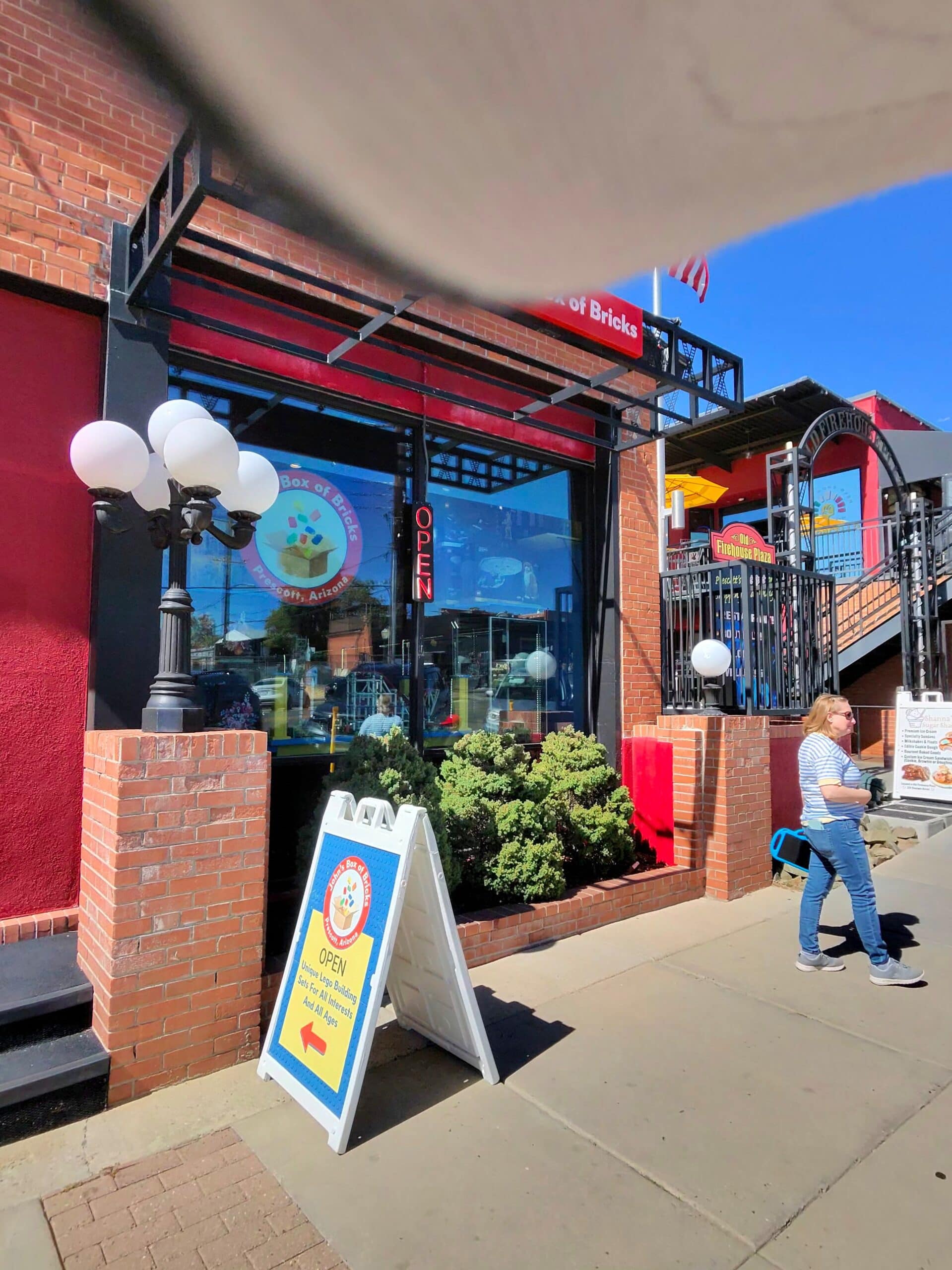Inside John's Box of Bricks in downtown Prescott